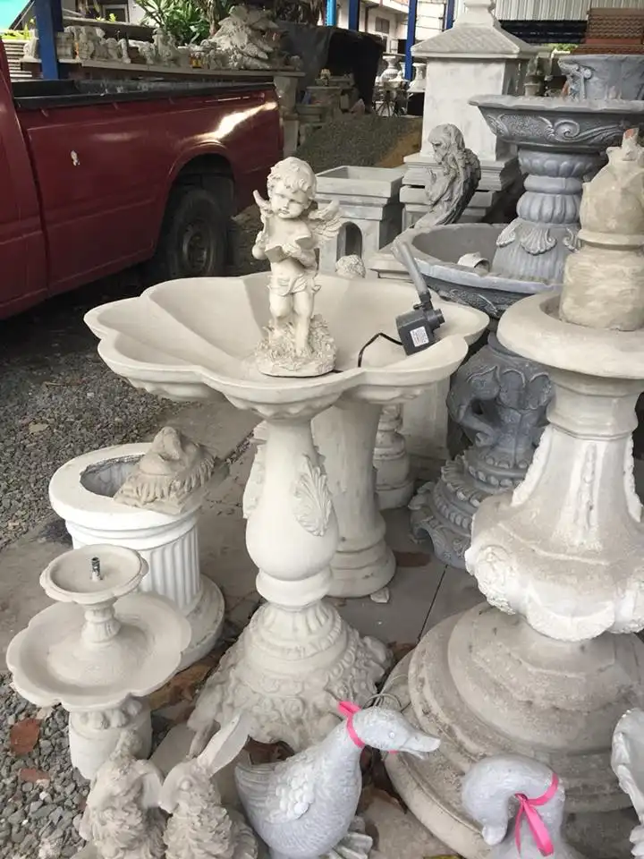 น้ำพุตั้งโต๊ะฮวงจุ้ย: ดึงดูดพลังบวก เสริมโชคลาภให้บ้านคุณ 11 Fountain bird bath 9